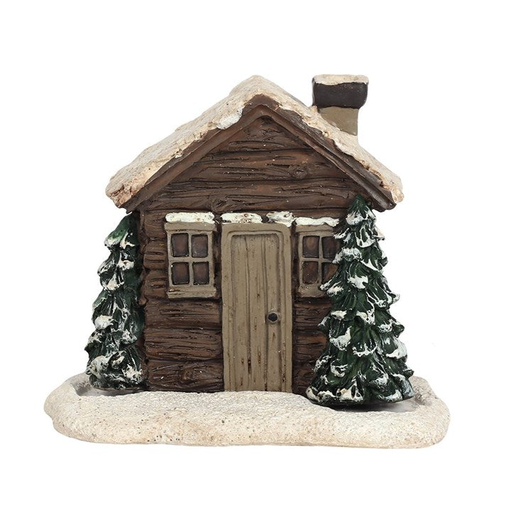 Log Cabin Incense Cone Burner 11.5cm