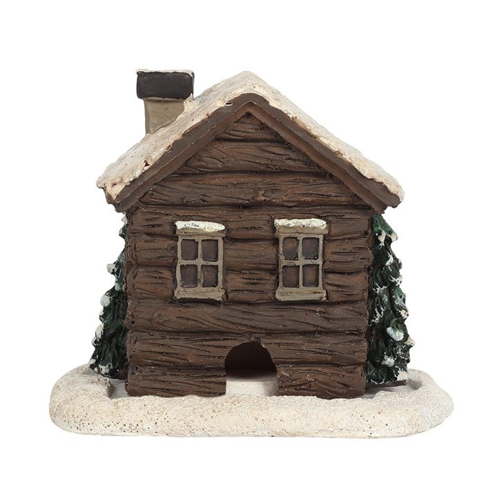 Log Cabin Incense Cone Burner 11.5cm