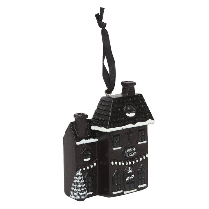 Haunted Holiday House Resin Christmas Decoration 10cm