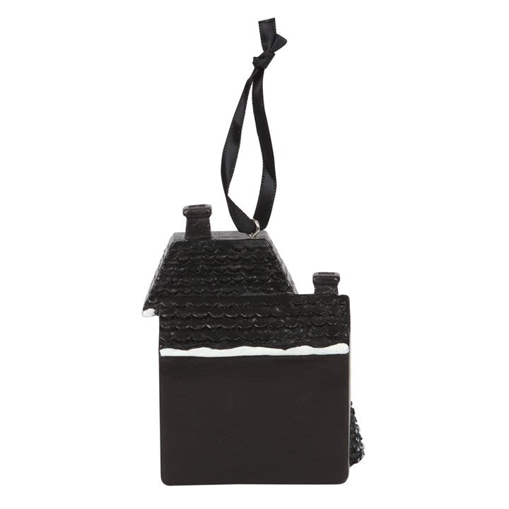 Haunted Holiday House Resin Christmas Decoration 10cm