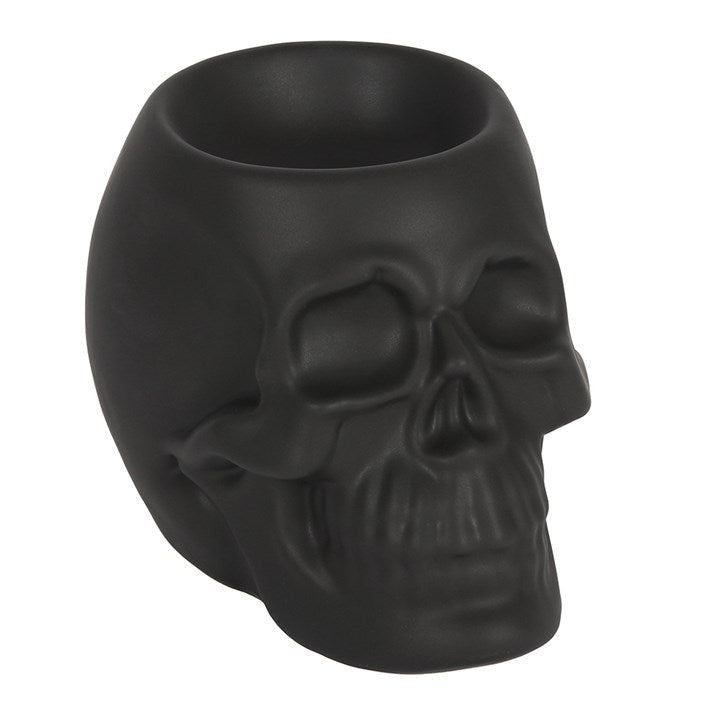 Black Skull Oil Burner 10cm