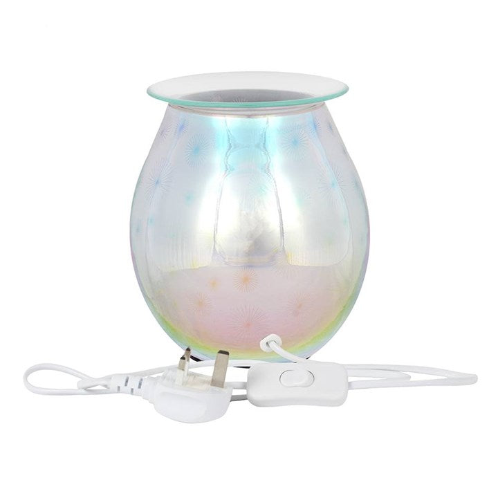 3D Starburst Light Up Electric Oil Burner 14cm