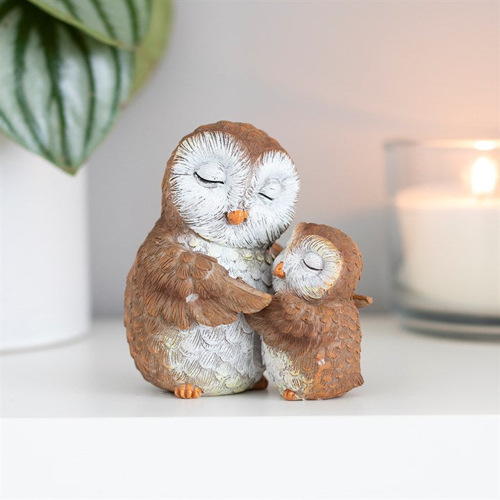 Owl Always Love You Owl Mother and Baby Ornament 8.5cm