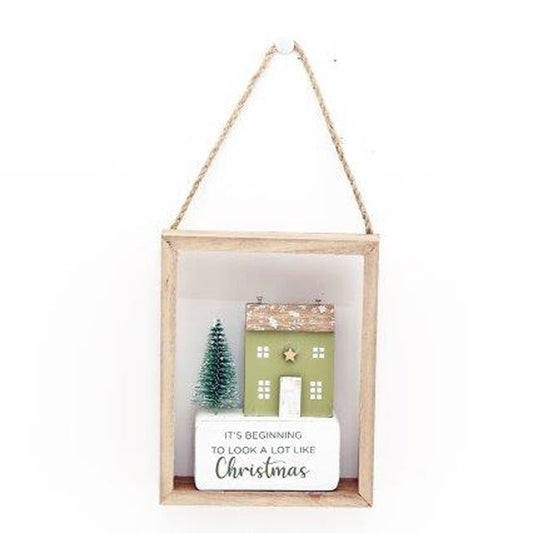 15cm Christmas House Hanging Decoration