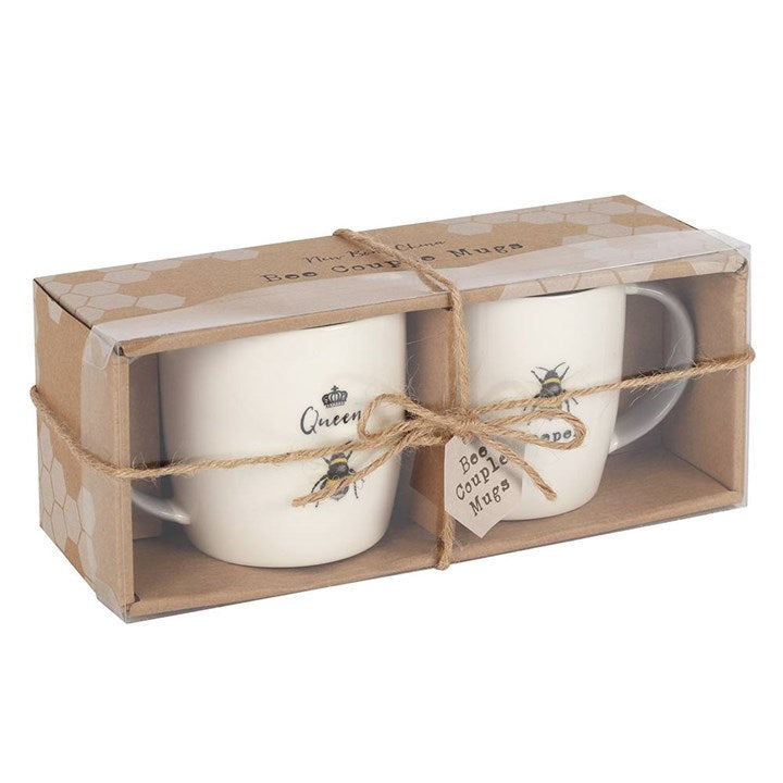 Queen Bee and Bee Keeper Mug Set 9cm