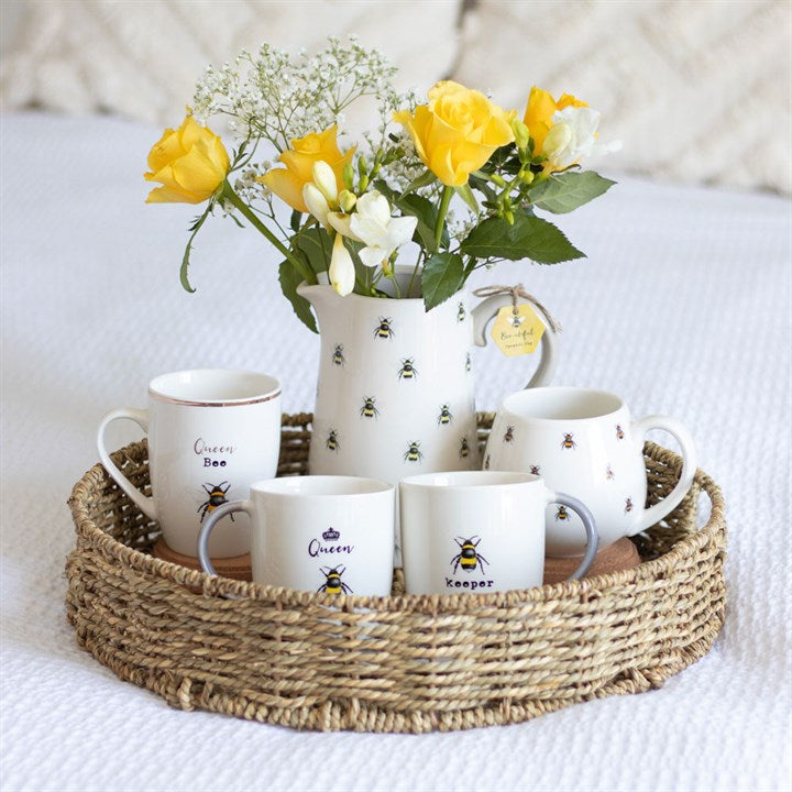 Queen Bee and Bee Keeper Mug Set 9cm