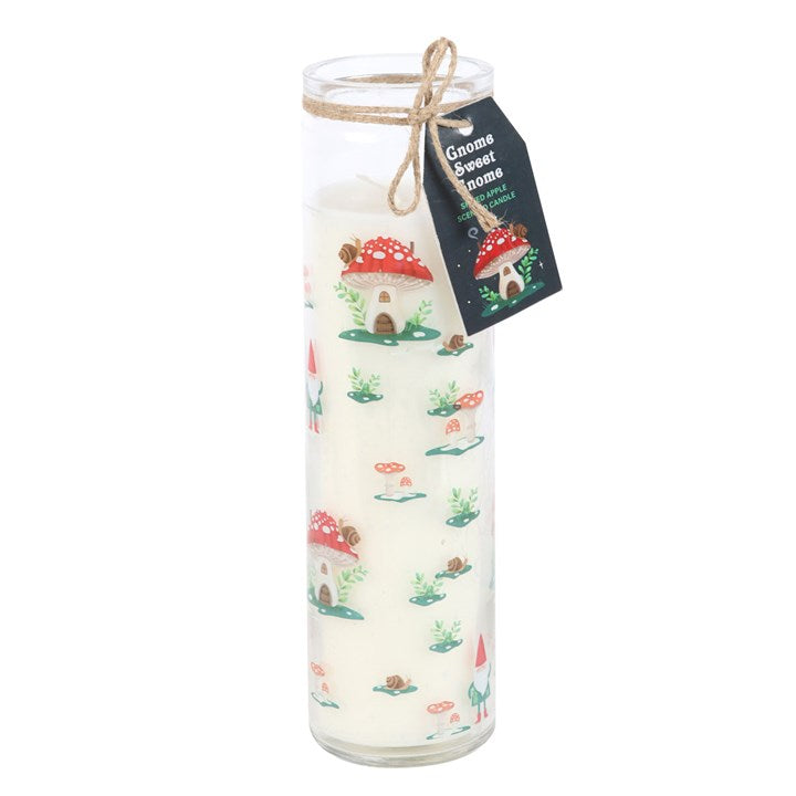 Gnome Sweet Gnome Spiced Apple Tube Candle 21cm