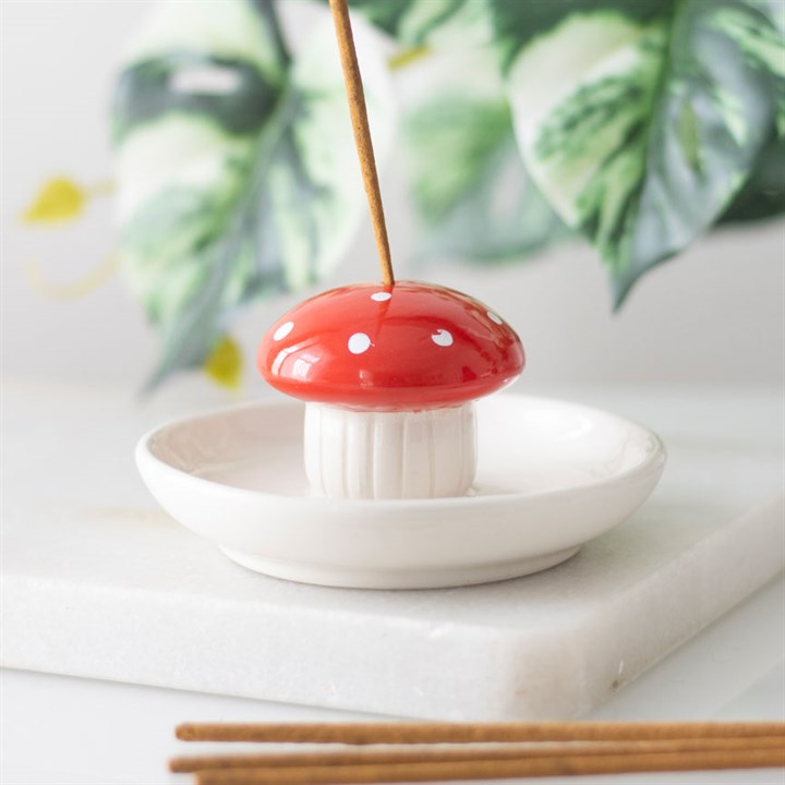 Mushroom Incense Stick Holder 10cm