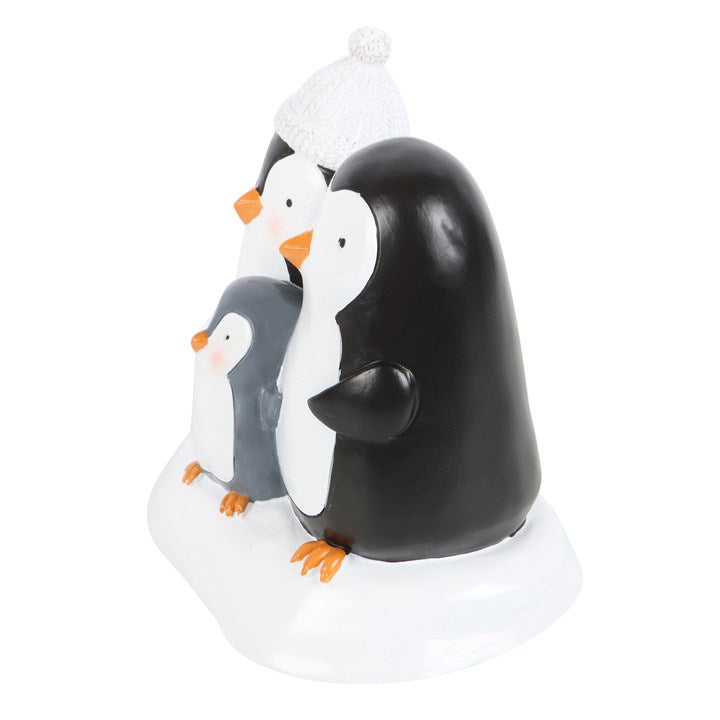 Penguin Family Resin Ornament 13cm