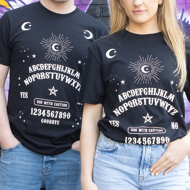 Black Talking Board Unisex T-shirt Size XXL