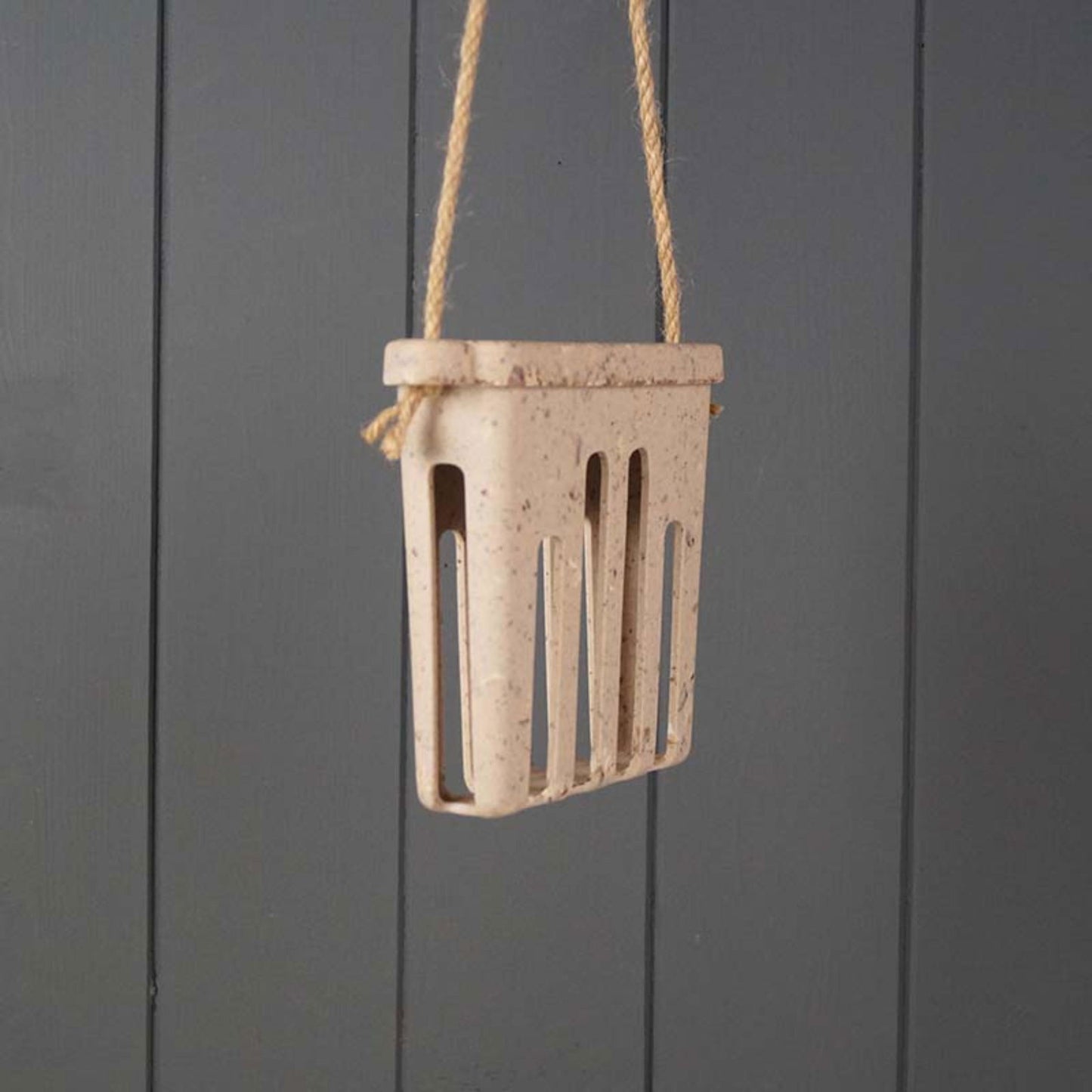 Earthy Suet Cake Feeder - Coffee