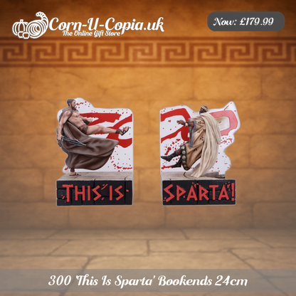 300 'This Is Sparta' Bookends 24cm