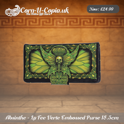 Absinthe - La Fee Verte Embossed Purse 18.5cm Ad 1