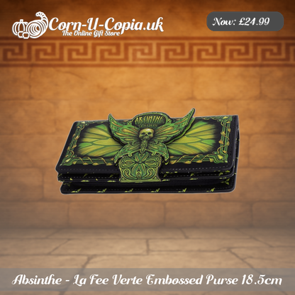 Absinthe - La Fee Verte Embossed Purse 18.5cm Ad 1