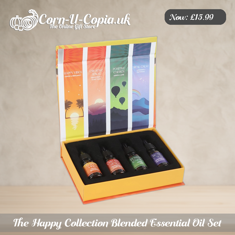 The Happy Collection Blended Essential Oil Set Ad 1