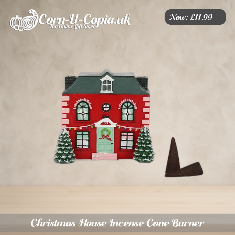 Christmas House Incense Cone Burner Ad 1