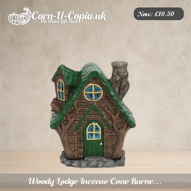 Woody Lodge Incense Cone Burne… Ad 1