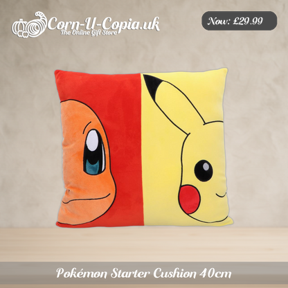 Pokémon Starter Cushion 40cm Ad 1