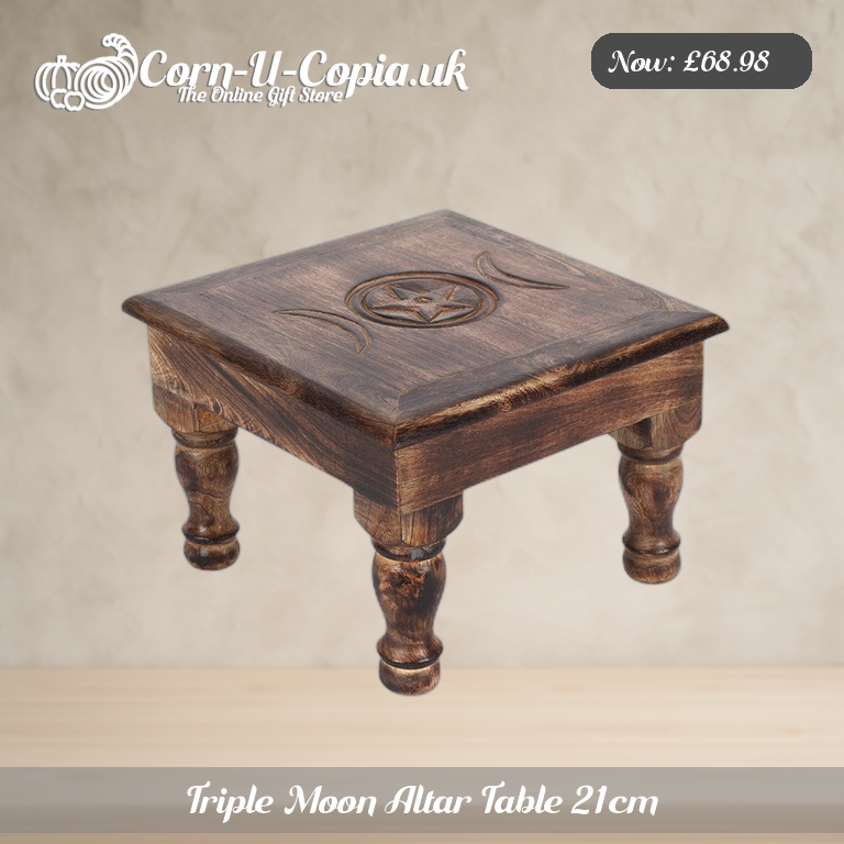 Triple Moon Altar Table 21cm Ad 1