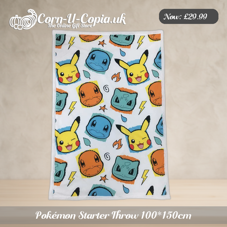Pokémon Starter Throw 100*150cm Ad 1