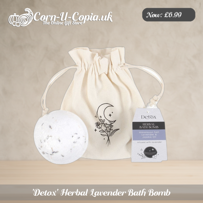 'Detox' Herbal Lavender Bath Bomb Ad 1