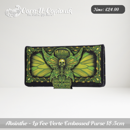 Absinthe - La Fee Verte Embossed Purse 18.5cm Ad 2
