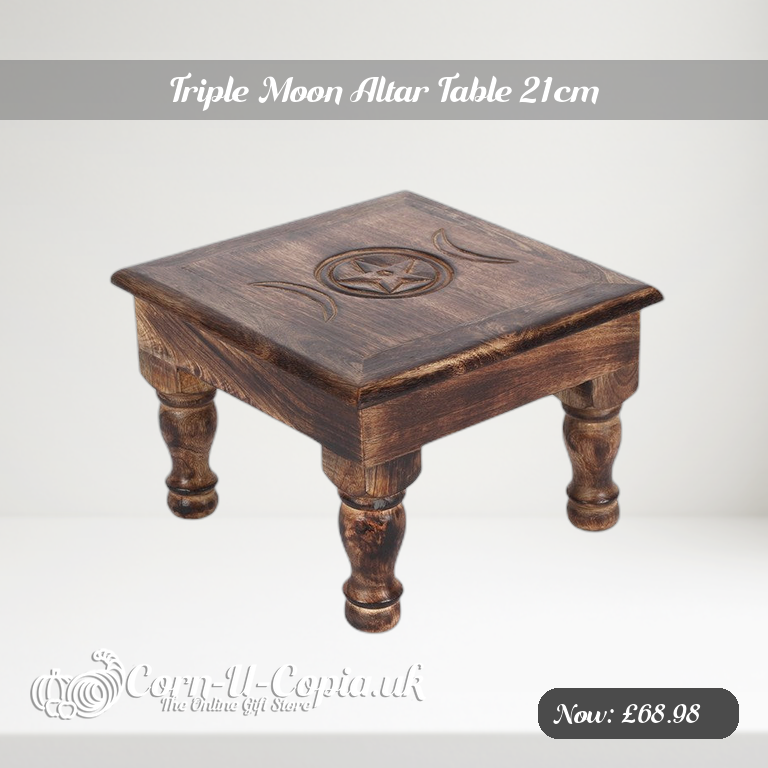 Triple Moon Altar Table 21cm Ad 2