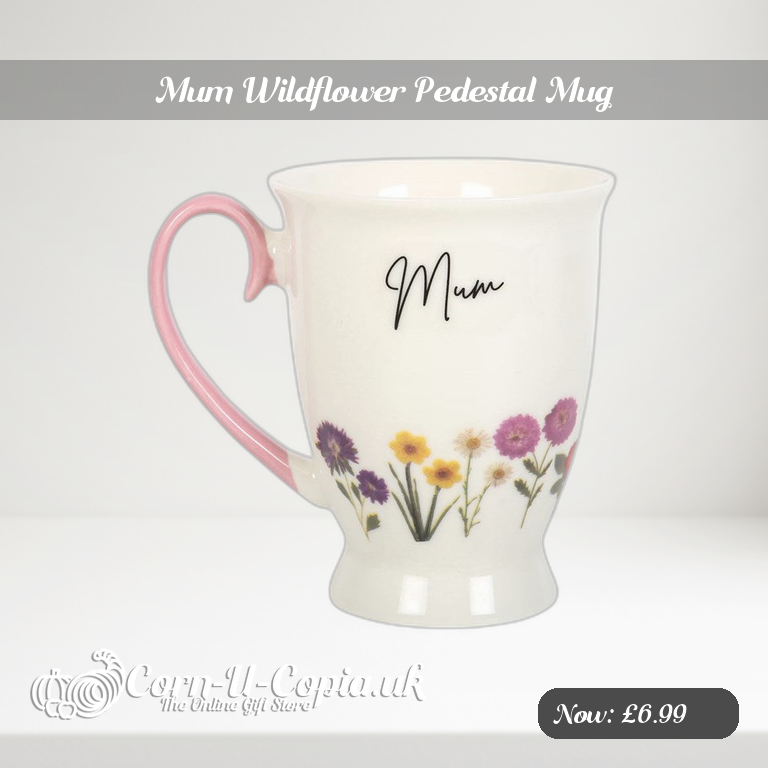 Mum Wildflower Pedestal Mug Ad 2