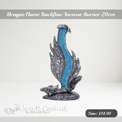 Dragon Flame Backflow Incense Burner 20cm Ad 2