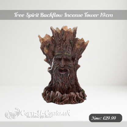 Tree Spirit Backflow Incense Tower 19cm Ad 2