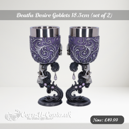 Deaths Desire Goblets 18.5cm (set of 2) Ad 2