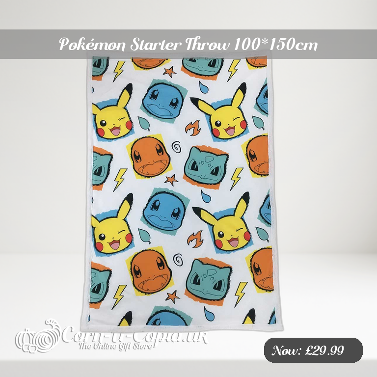 Pokémon Starter Throw 100*150cm Ad 2