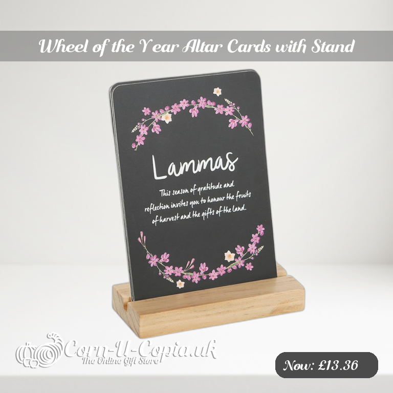 Wheel of the Year Altar Cards with Stand Ad 2