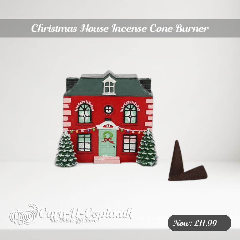 Christmas House Incense Cone Burner Ad 2