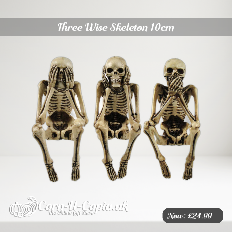 Three Wise Skeleton 10cm Ad 2
