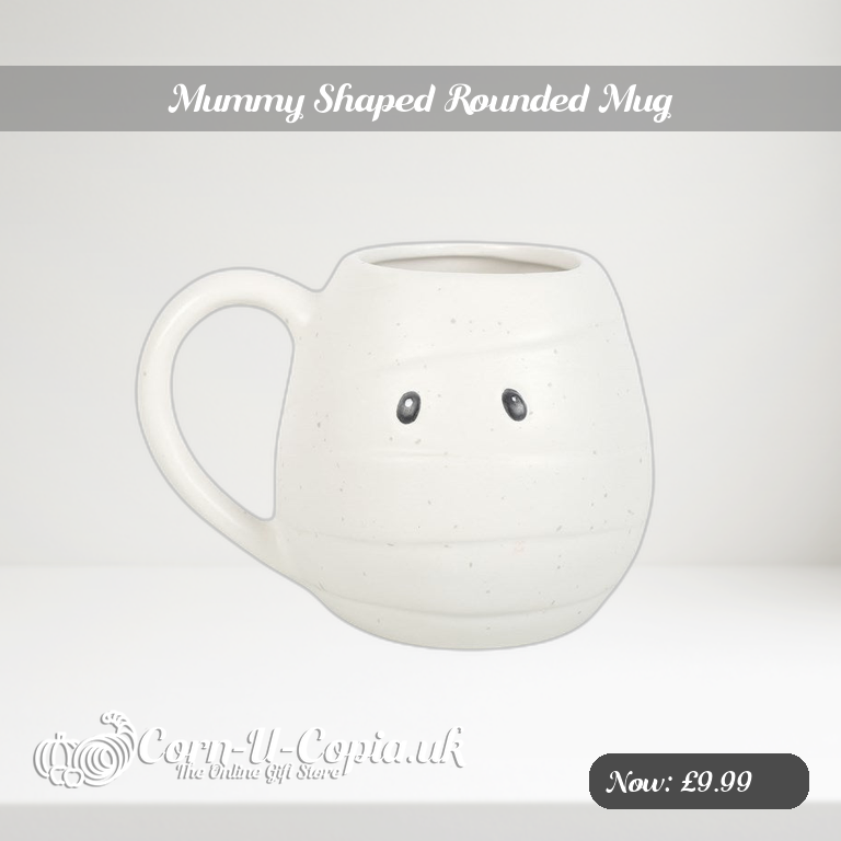 Mummy Shaped Rounded Mug Ad 2
