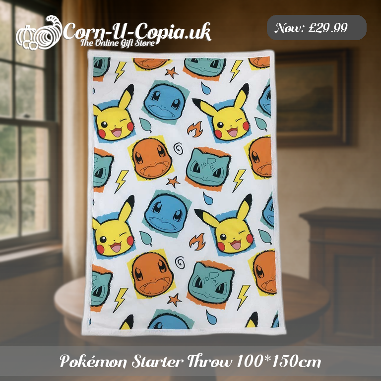 Pokémon Starter Throw 100*150cm Ad 3