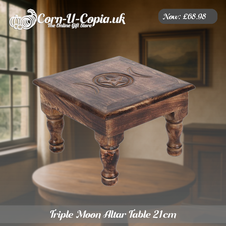 Triple Moon Altar Table 21cm Ad 3