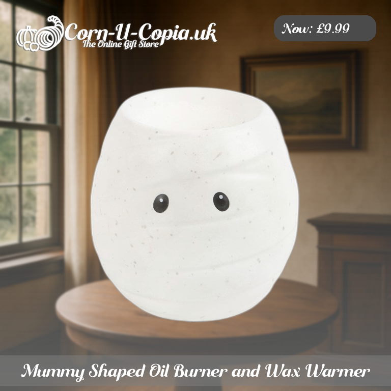 Mummy Shaped Oil Burner and Wax Warmer Ad 3