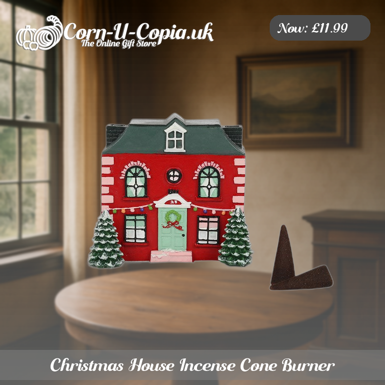 Christmas House Incense Cone Burner Ad 3