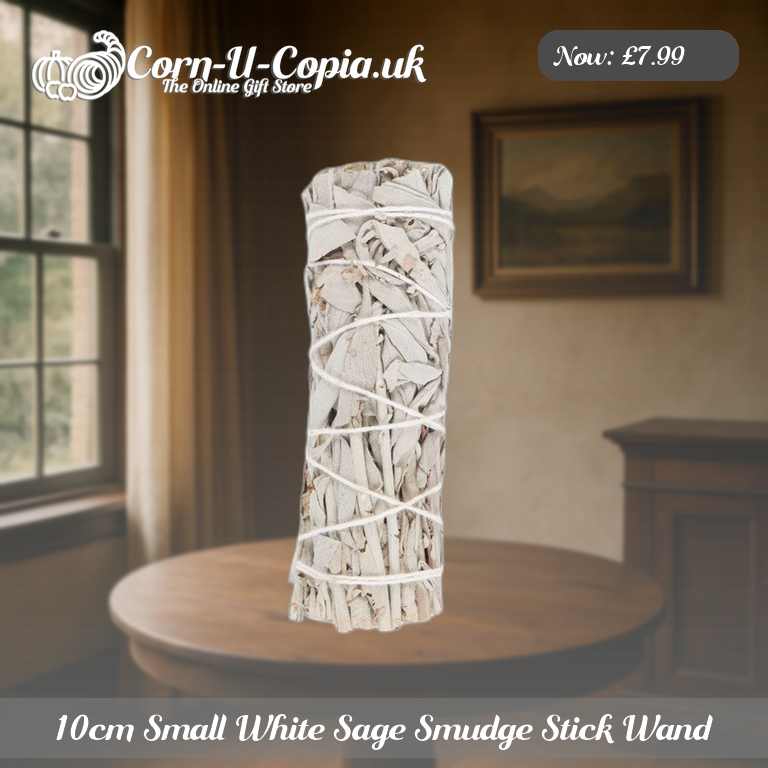10cm Small White Sage Smudge Stick Wand Ad 3