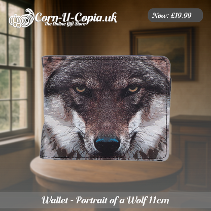Wallet - Portrait of a Wolf 11cm Ad 3