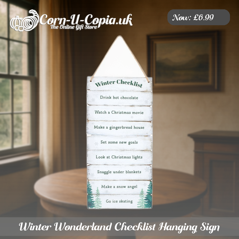 Winter Wonderland Checklist Hanging Sign Ad 3