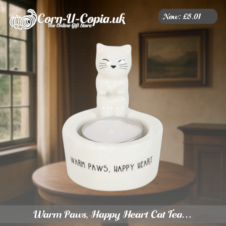 Warm Paws, Happy Heart Cat Tea… Ad 3