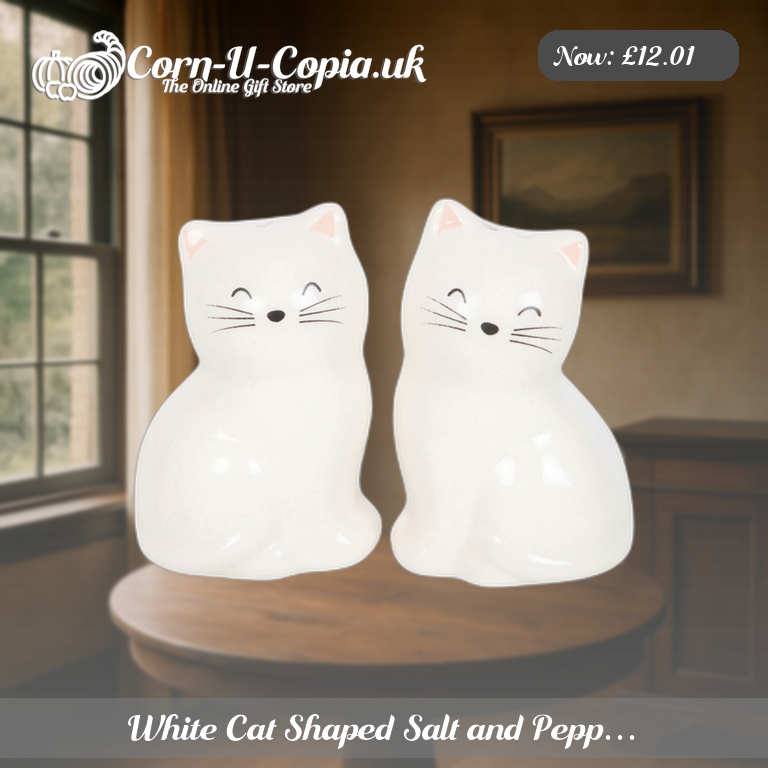 White Cat Shaped Salt and Pepp… Ad 3