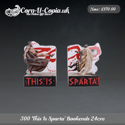 300 'This Is Sparta' Bookends 24cm