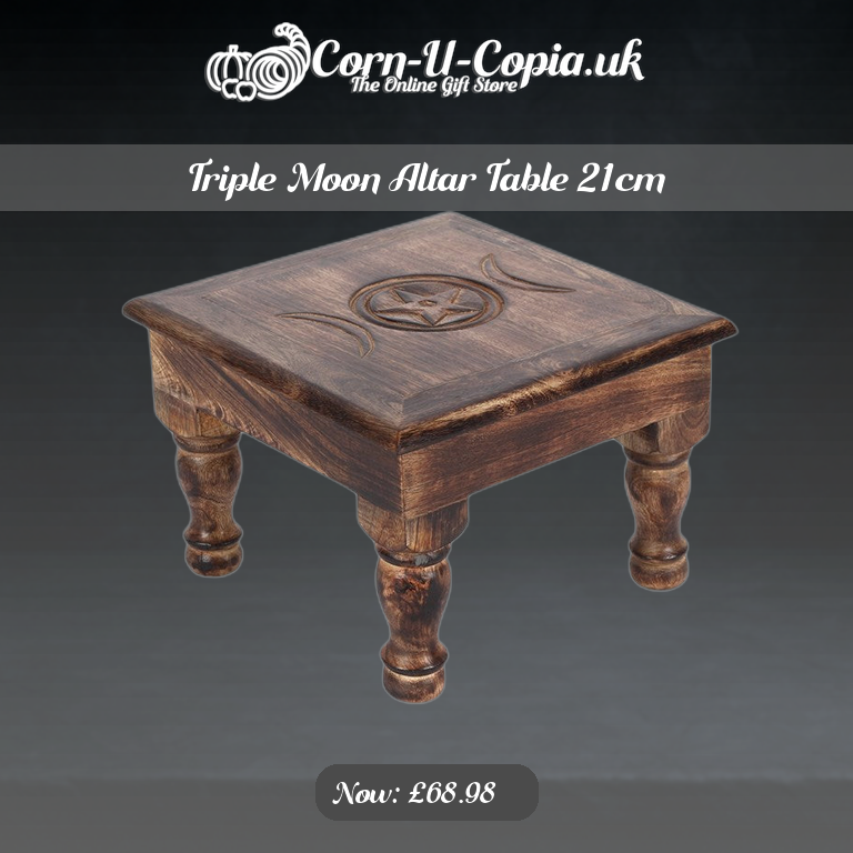 Triple Moon Altar Table 21cm Ad 4