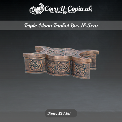Triple Moon Trinket Box 18.5cm Ad 4