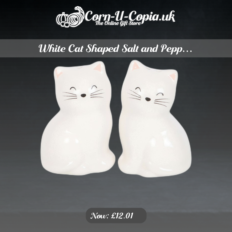 White Cat Shaped Salt and Pepp… Ad 4