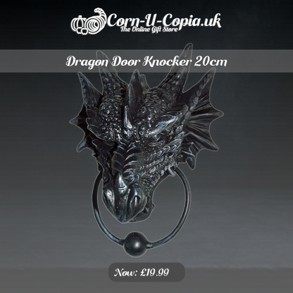 Dragon Door Knocker 20cm Ad 4